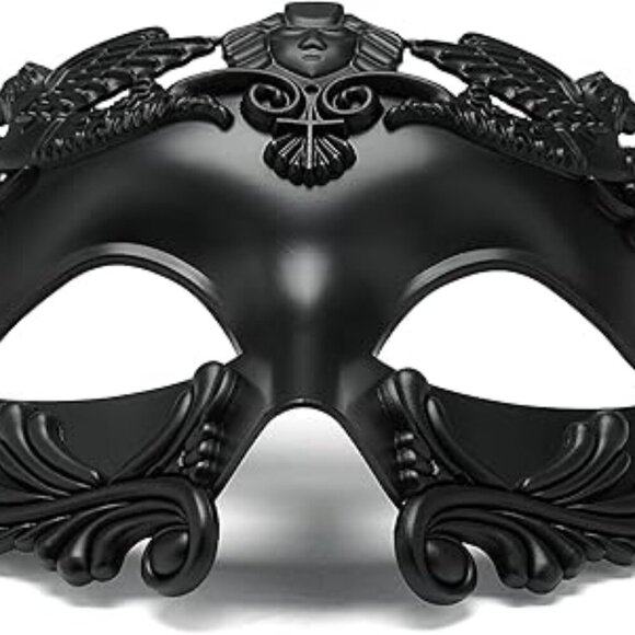Greek Roman Masquerade Mask Halloween Mask Venetian Mardi Gras Mask - Picture 2 of 8